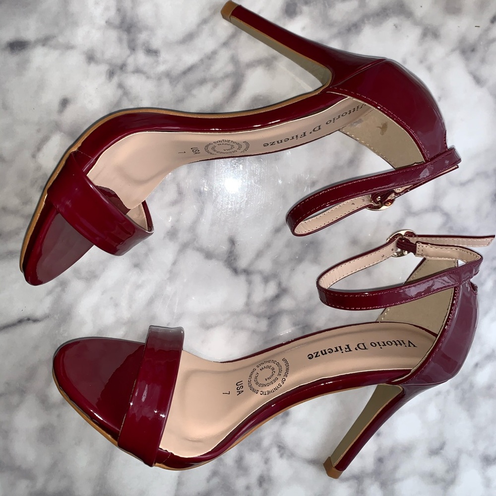 Burgundy Heels